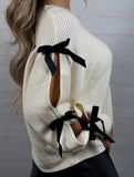 Velvet Bow Sweater