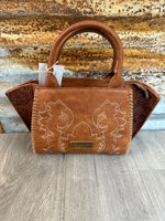 Wrangler Embroidered Trapezoid Tote