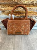 Wrangler Embroidered Trapezoid Tote