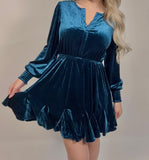 Velvet Mini Dress