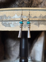 Sterling Silver & Turquoise Dangle Earring