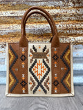 Wrangler Aztec Embroidered Tote
