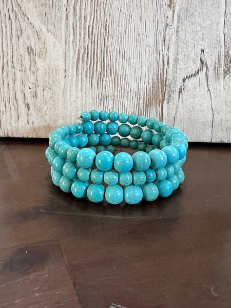 Turquoise Wrap Bracelet