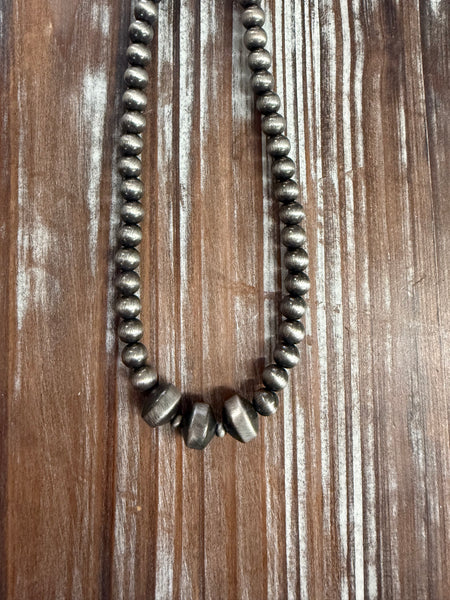 16" Rondelle Navajo Bead Necklace