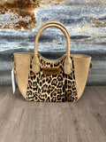 Wrangler Leopard Print Small Tote
