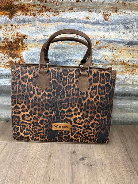 Wrangler Leopard Tote Bag