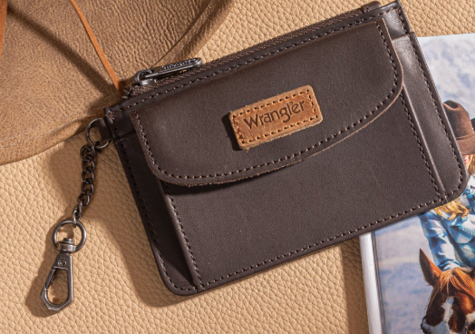 Wrangler Leather Card Case Wallet