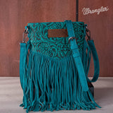 Wrangler Embossed Fringe Crossbody