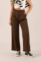 High Waist Wide Leg Dress Pants