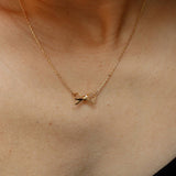 18K Bow Necklace
