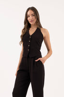 Halter V Neck Vest