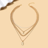 Double Charm Multi Layer Necklace