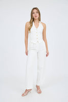 Halter V Neck Vest