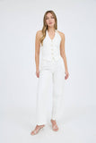 Halter V Neck Vest