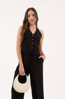 Halter V Neck Vest