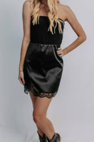 Satin Lace Skort