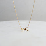 18K Bow Necklace