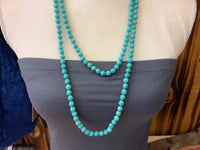 Smooth bead 60 inch necklace